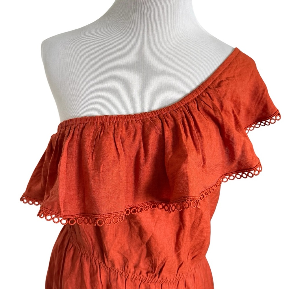 Bar ||| One Shoulder Ruffle Dress - Picture 3 of 11